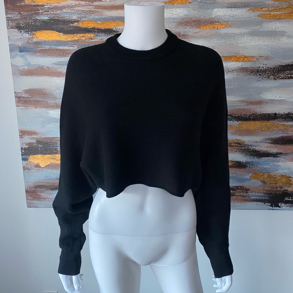 ARITZIA Wilfred Free Black Lolan Sweater - Picture 8 of 12